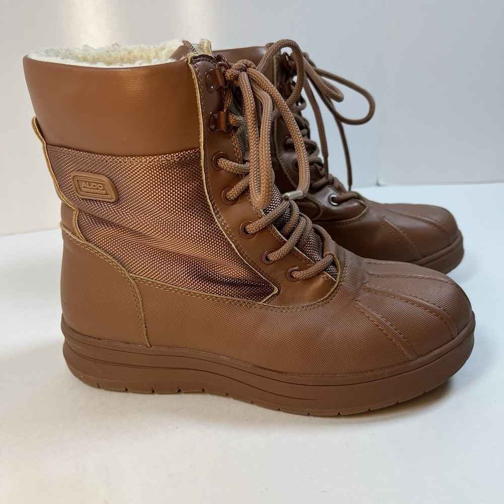 ALDO Waterproof Powder Boots in Brown Women's Size 8